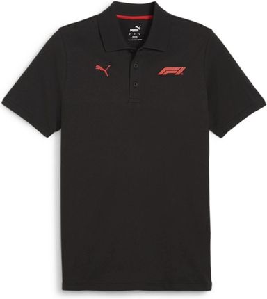 Koszulka polo męska Puma F1 ESS LOGO czarna 62585201