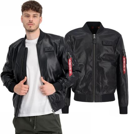 Kurtka Alpha Industries MA-1 VF Vegan Leather 106108 03 - Czarna S