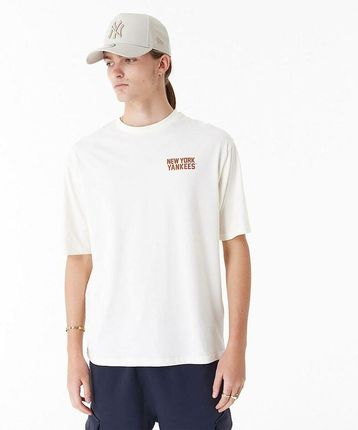 Koszulka z krótkim rękawem męska New Era WORDMARK OS TEE NEYYAN 60435536 biały XL