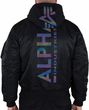 Kurtka męska Alpha Industries MA-1 ZH Back Print black/rainbow reflective Zima 2024