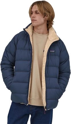 Męska Ocieplana Dwustronna Kurtka Męska Patagonia M's Reversible Silent Down Jkt - New Navy