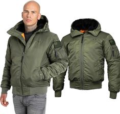 Zdjęcie Kurtka zimowa z kapturem Pit Bull Encino '23 - Oliwkowa L - Radomyśl Wielki