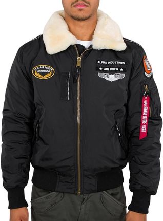 Kurtka Alpha Industries Injector III Air Force 198113 03 - Czarna M - zdjęcie 2