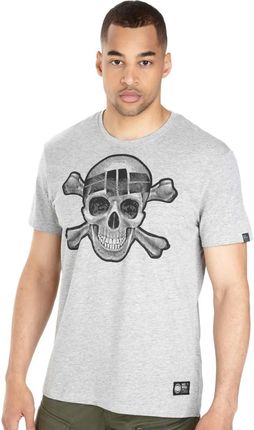 Koszulka Pit Bull Skull Wear - Szara 3XL