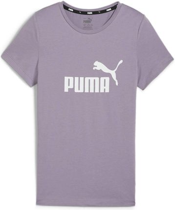 Koszulka dziewczęca Puma ESS LOGO fioletowa 58702934