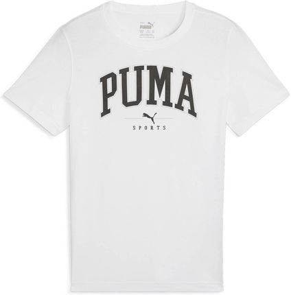 Koszulka chłopięca Puma SQUAD BIG GRAPHIC biała 68277202