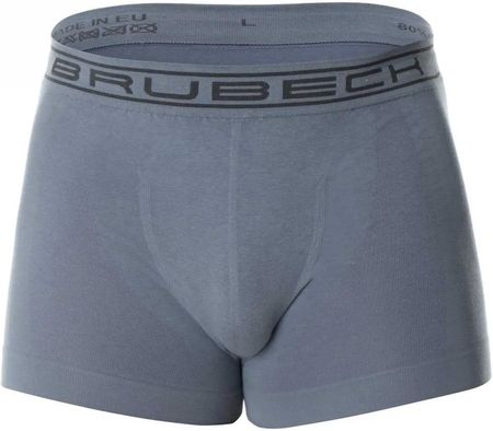 Bokserki męskie Bielizna Brubeck Classic Comfort Cotton - Stalowe M