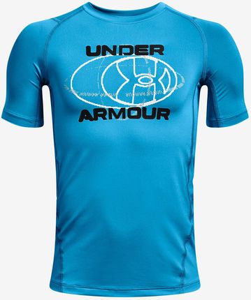 Koszulka chłopięca Under Armour HeatGear Novelty SS-BLU XS