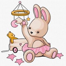 Zdjęcie Malowanie Po Numerach Exciting Games Kids 25X25Cm - Ostroróg