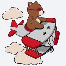 Zdjęcie Malowanie Po Numerach Podróż Po Niebie Kids - Ostroróg