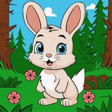 Zdjęcie Malowanie Po Numerach Magiczny Królik Kids - Ostrów Lubelski