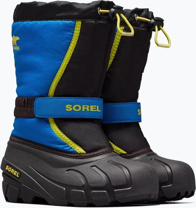 Sorel Śniegowce Youth Flurry Black Super Blue