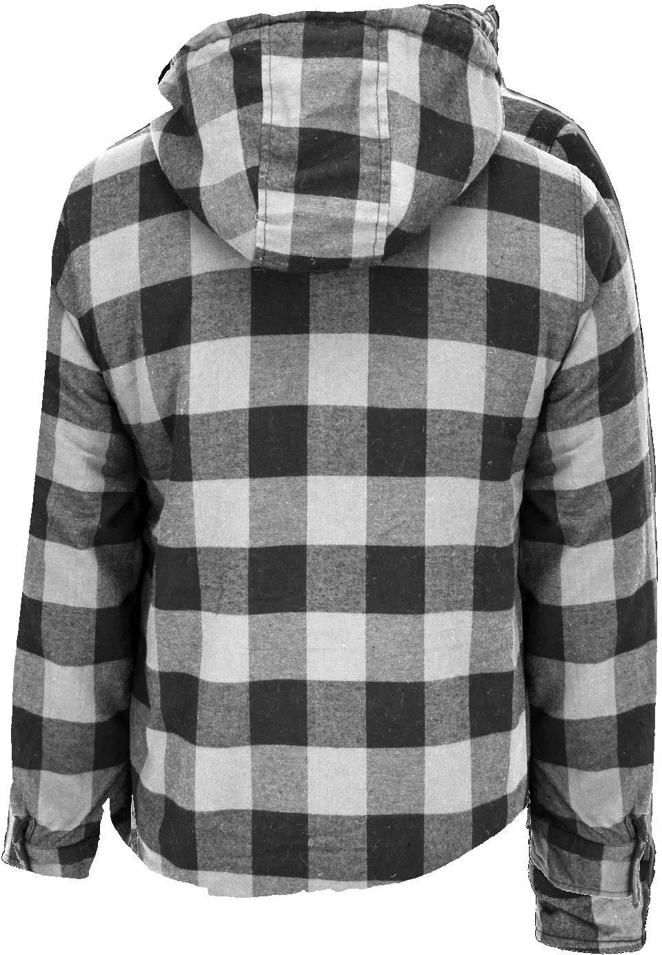 Brandit - Lumberjacket Hooded Black/Grey - Jacke | AFM Records