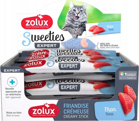 Zolux Sweeties Kremowy Przysmak Dla Kota Z Tuńczykiem 48X14G - zdjęcie 4