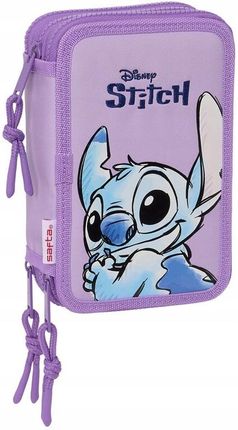 Safta Disney Lilo & Stitch Piórnik Potrójny Z Wyposażeniem 0027