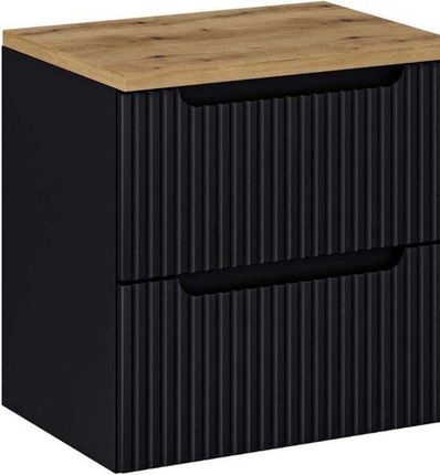 Comad Szafka Podumywalkowa Nova Black Z Blatem Oak 50 Cm