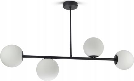 Luxolar Lampa Sufitowa Żyrandol Plafon Full Globe Glass 561-J4 G9 Białe Kule Led