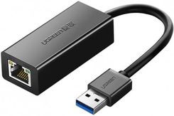 Adapter sieciowy Ugreen CR111 USB 3.0 do RJ45, Gigabit Ethernet (czarny)