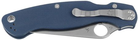 Nóż Składany Spyderco Military 2 Cobalt Blue G10 Satin Cpm Spy27 By Sal Eric Glesser C36Gpcbl2  - zdjęcie 2