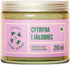 Zdjęcie CZTERY SZPAKI (4szpaki) Peeling rozświetlający Cytryna i Jałowiec, 250ml - Krosno Odrzańskie