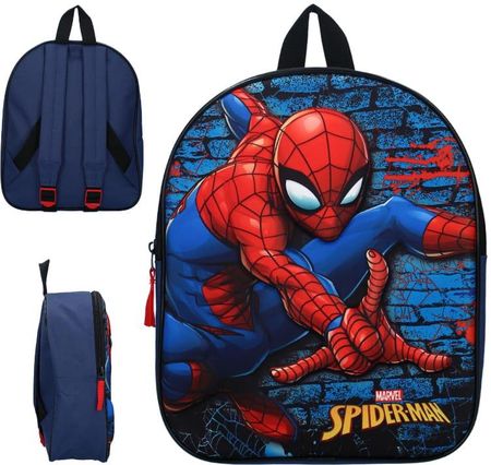 Vadobag Mały Plecak Przedszkolny Dziecięcy Spider-Man Adventure Awaits Nadruk 3D