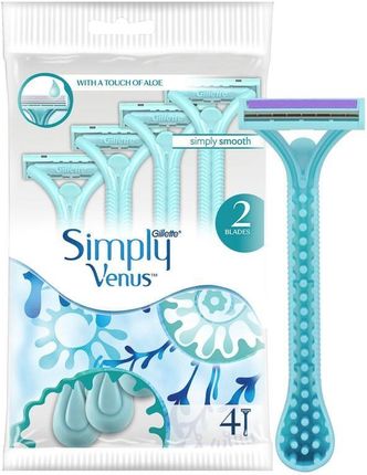 Gillette Simply Venus Maszynki jednorazowe dla kobiet, 4szt.