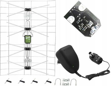 Antena siatkowa+zasilacz+swa 2000