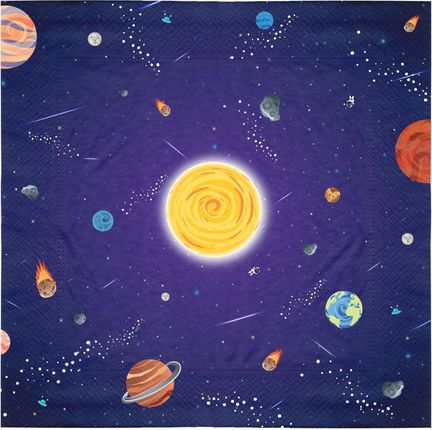 Arpex Serwetki Granatowe Galaxy 20szt. 33Cm - zdjęcie 3