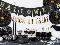 Zdjęcie Party Deco Baner Halloween Czarny 20X175Cm - Dąbrowa Tarnowska