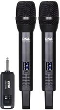 DNA FREEMIC DOUBLE mikrofony bezprzewodowe zestaw 2 nadajniki doręczne 2.4 GHz do 30 metrów