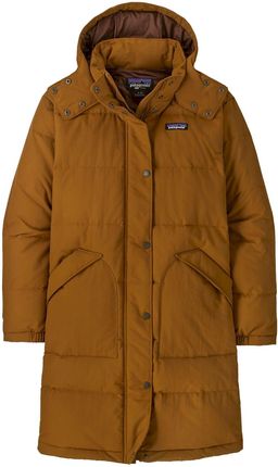 Ciepły Damski Płaszcz Zimowy Patagonia W's Downdrift Parka - Shelter Brown