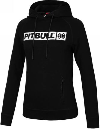 Bluza damska z kapturem Pit Bull 300 Interlock Georgia '24 - Czarna XS (32)