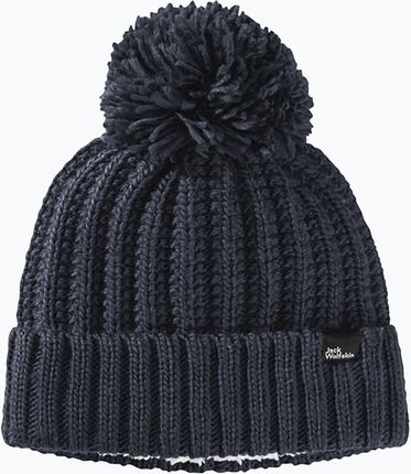 Czapka zimowa damska Jack Wolfskin Highloft Knit night blue | WYSYŁKA W 24H | 30 DNI NA ZWROT Zima 2024