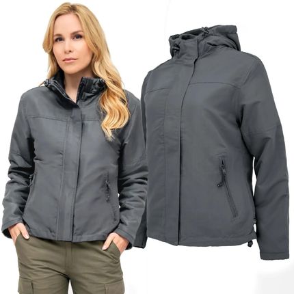 Kurtka damska BRANDIT Windbreaker Frontzip Anthracite XS (32)