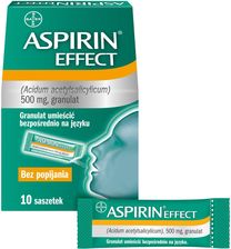 Leki przeciwbólowe ASPIRIN EFFECT 10 SASZETEK - zdjęcie 1