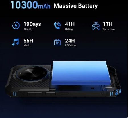 Fossibot F105 4/64GB Czarny - zdjęcie 4