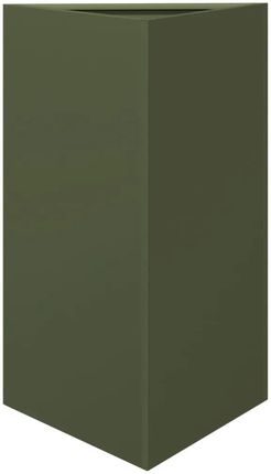 vidaXL Donice Ogrodowe 2szt. Oliwkowe Trójkątne 50X43X75cm 851178 - zdjęcie 2