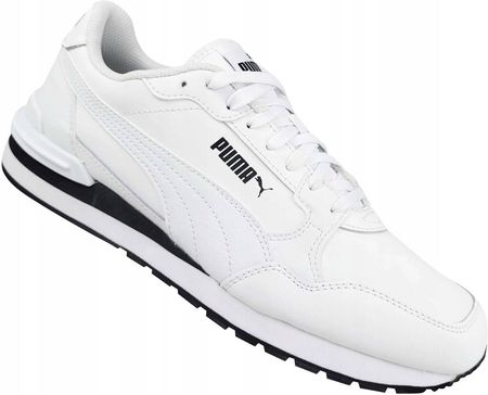 Puma St Runner V4 399068 07 Buty Męskie Joggery Białe Skórzane