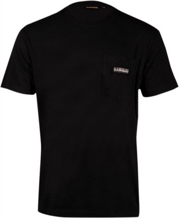 T-shirt Meski Napapijri NP0A4F9R1601 Czarny