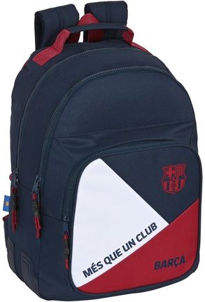 Shopalstore Plecak Szkolny F.C. Barcelona Blue Garnet Red 32X42X15Cm