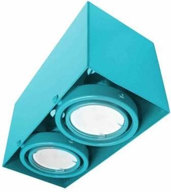 Milagro Lampa Sufitowa Blocco Turkus 2X7W Gu10 Led (Ml845)