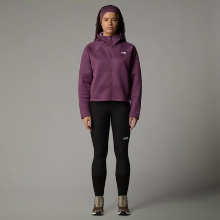 Kurtka z kapturem damska The North Face DOTKNIT THERMAL FZ fioletowa NF0A89VE1NI - zdjęcie 2