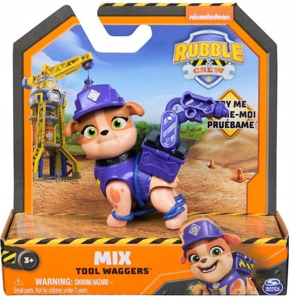 Spin Master Psi Patrol Rubble I Jego Ekipa Figurka Pieska Mix 20148304 - zdjęcie 2