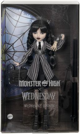 Monster High Lalka X Wednesday Szkolny Mundurek Hxj04  