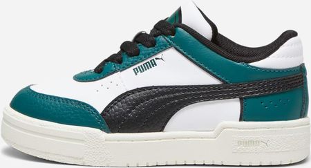 Puma Tenisówki chłopięce 394392-01 Biały/Zielony