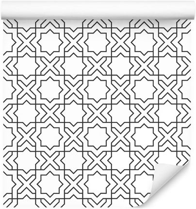 Muralo Tapeta Geometryczna Abstrakcyjny Nowoczesny Orientalny Wzór Idealny Do Salonu Z Modnym Efektem 3D