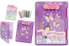 Zdjęcie Pocoware Teczka A4 Z Klipsem + Kredki Motylki - Nekla