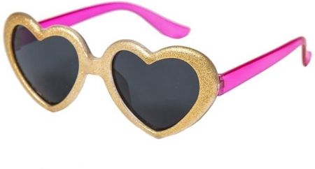 Rockahula Kids okulary przeciwsłoneczne dla dziewczynki 100% UV Glitter Heart Rockahula Kids