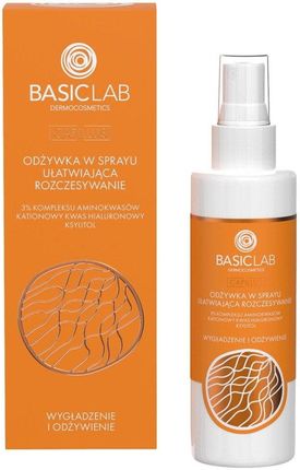 Basiclab Odżywka W Sprayu Ułatwiająca Rozczesywanie Wygładzenie I Odżywienie 150Ml