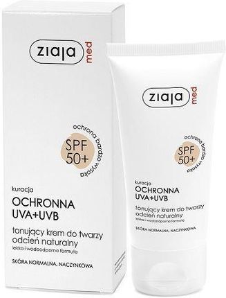 Ziaja Med Spf 50+ Tonujący Krem Do Twarzy 50Ml